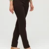 Pantalon slim marron