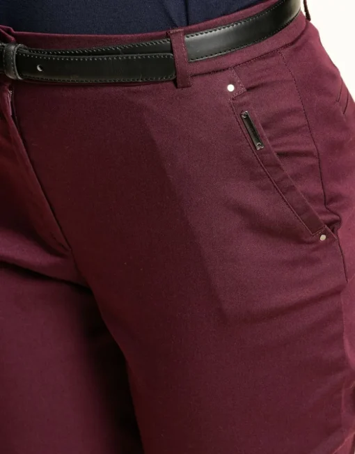 Pantalon stretch prune