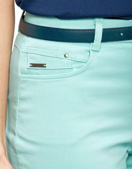 Pantalon vert stretch