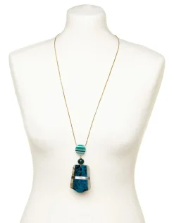 Pendentif vert saphir