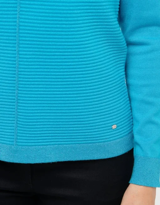 Pull bleu rayures