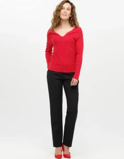 Pull cache-coeur rouge