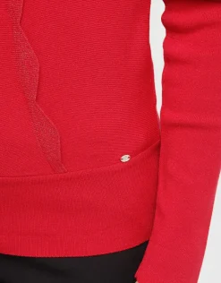 Pull cache-coeur rouge