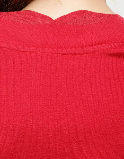 Pull cache-coeur rouge