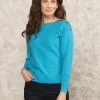 Pull col bateau bleu