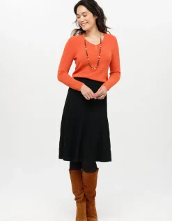 Pull irisé orange