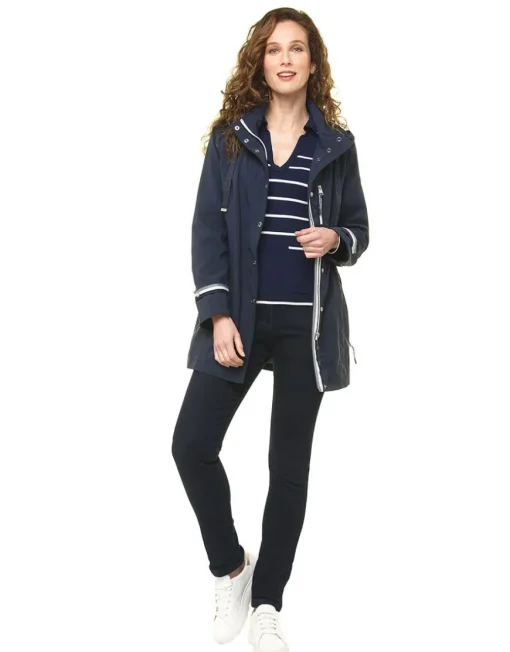 Pull marinière marine