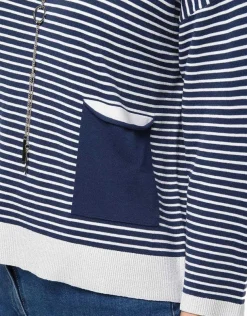 Pull rayures marine