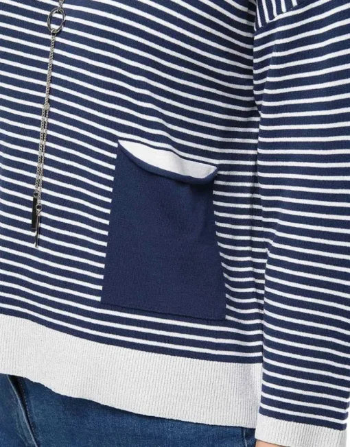 Pull rayures marine