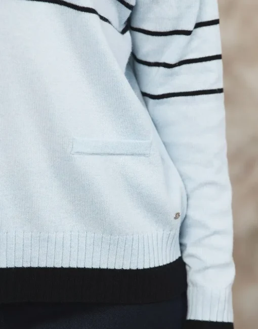 Pull V laine et cachemire