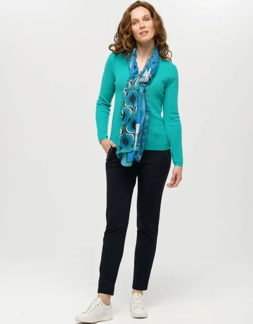 Pull vert laine cachemire