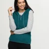 Pull vert sans manches