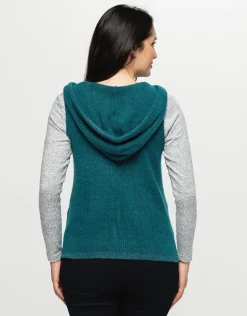 Pull vert sans manches
