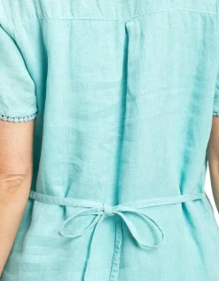 Robe 100% LIN menthe