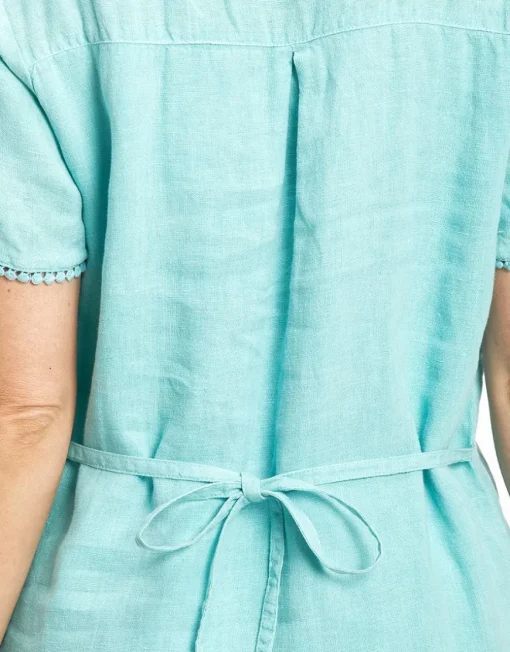 Robe 100% LIN menthe