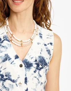Robe blanche asymétrique
