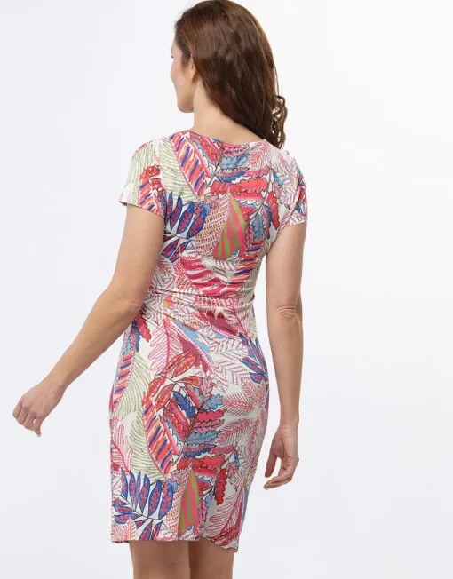 Robe cache coeur imprimé