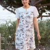 Robe chic écrue à volants