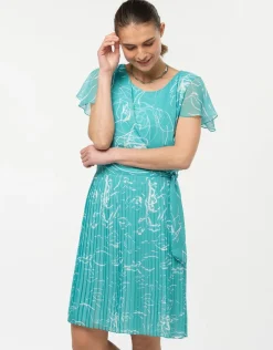 Robe chic turquoise