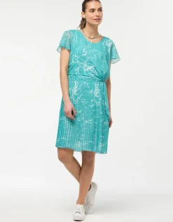 Robe chic turquoise