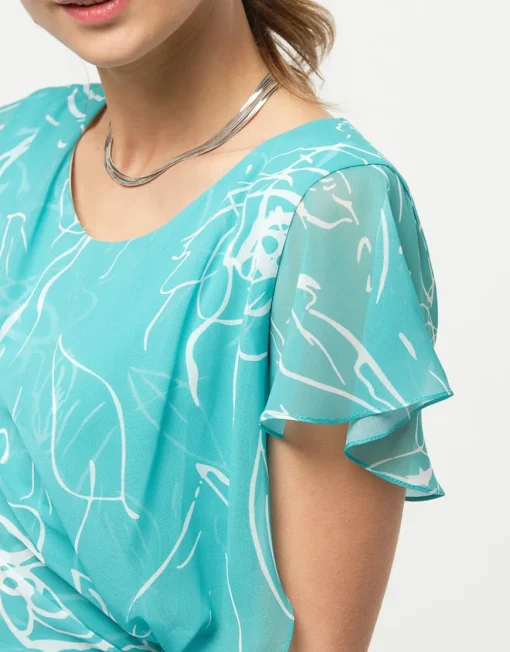 Robe chic turquoise