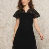 Robe dentelle noire
