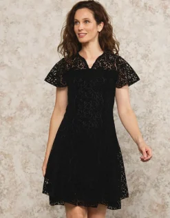 Robe dentelle noire
