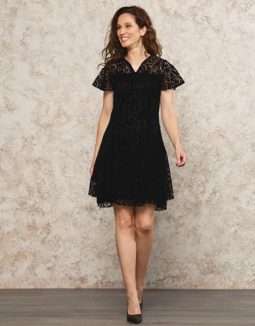 Robe dentelle noire