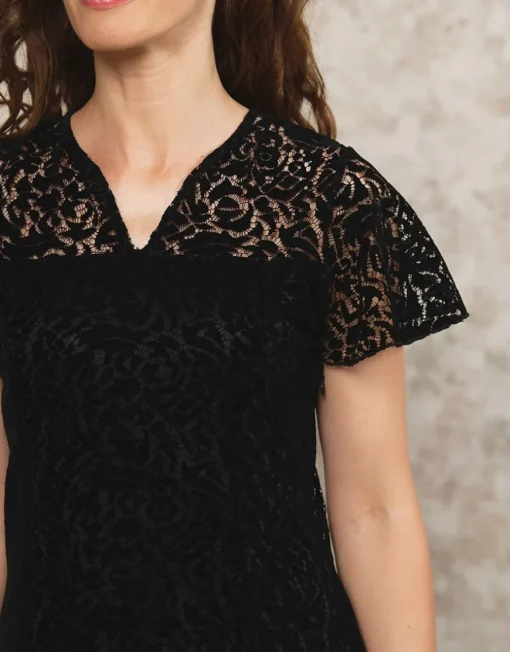 Robe dentelle noire