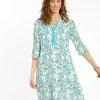 Robe habillée turquoise