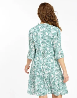 Robe habillée turquoise