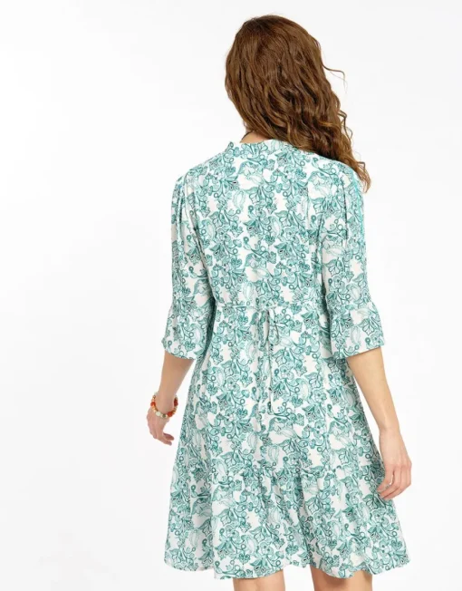 Robe habillée turquoise