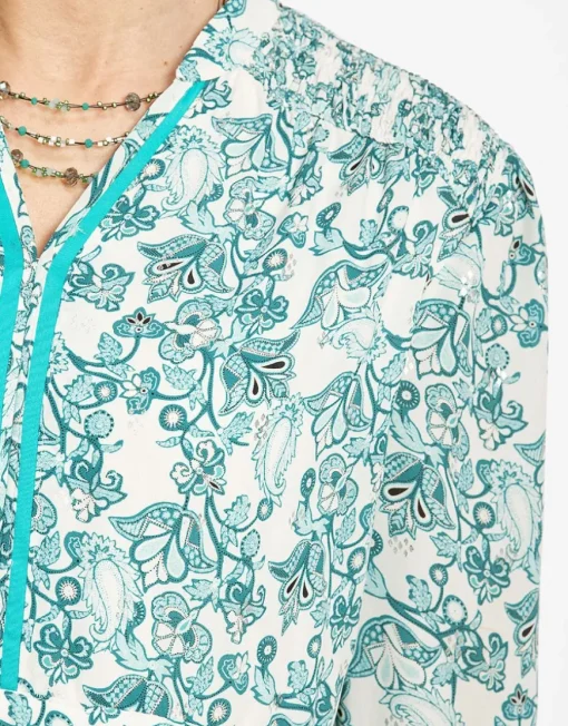Robe habillée turquoise