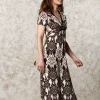 Robe longue chic imprimé