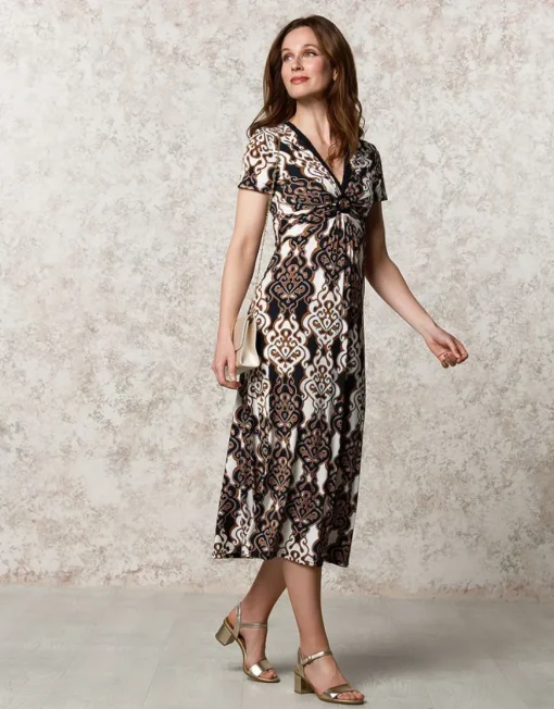 Robe longue chic imprimé
