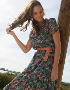 Robe longue imprimée