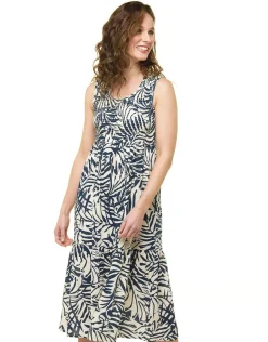 Robe longue imprimée