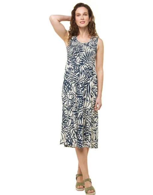 Robe longue imprimée