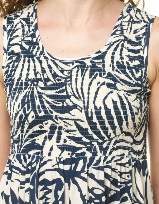 Robe longue imprimée