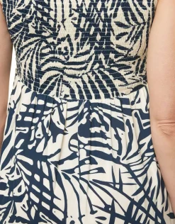 Robe longue imprimée