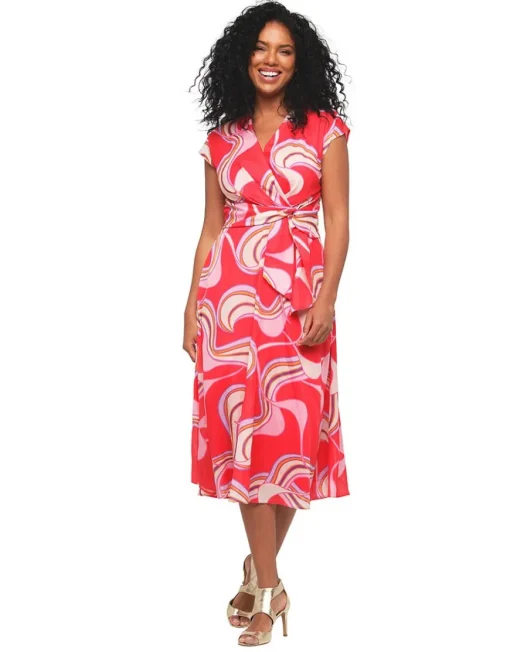 Robe longue rose chic