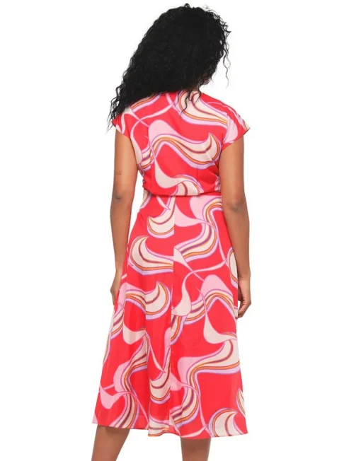 Robe longue rose chic