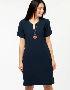 Robe marine droite