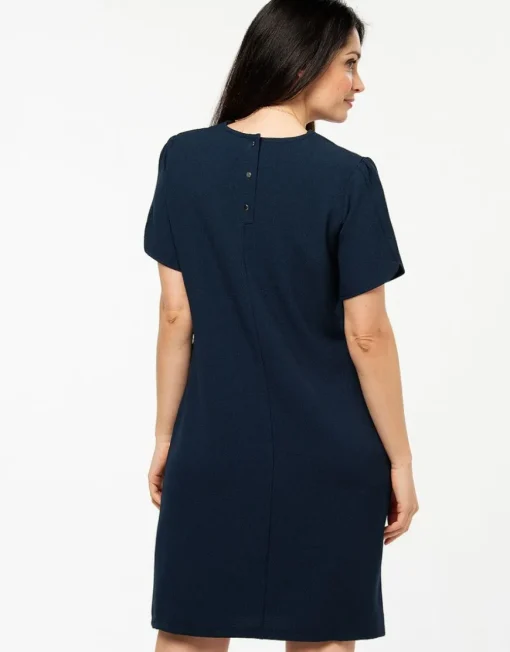 Robe marine droite