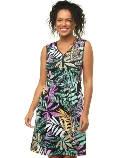 Robe motif coton modal