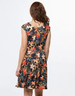 Robe motif fleuri