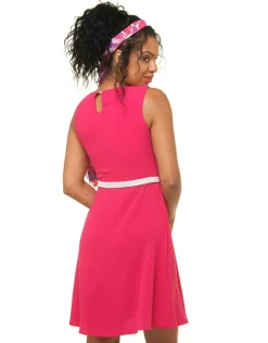 Robe rose fuchsia chic