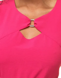 Robe rose fuchsia chic
