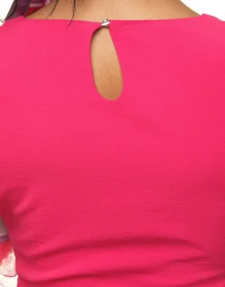 Robe rose fuchsia chic