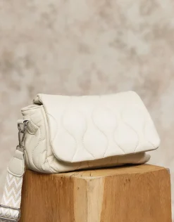 Sac bandoulière écru